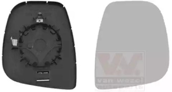 VAN WEZEL 0906838 -  Зеркальное стекло, наружное зеркало